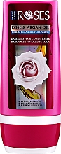 Regenerierende Haarspülung mit Rosenwasser und Arganöl für strapaziertes Haar - Nature of Agiva Roses Rose & Argan Oil Damaged Hair Conditioner — Bild N2