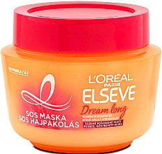 Düfte, Parfümerie und Kosmetik Regenerierende Haarmaske mit Keratin, Vitaminen und Rizinusöl - Loreal Paris Elseve Dream Long SOS Mask