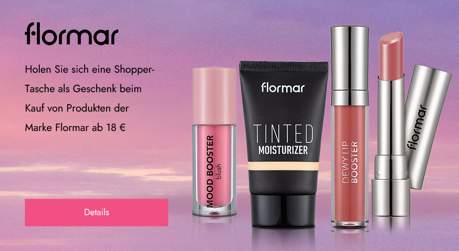 Beim Kauf von Produkten der Marke Flormar ab 18 € erhalten Sie eine Shopper-Tasche geschenkt