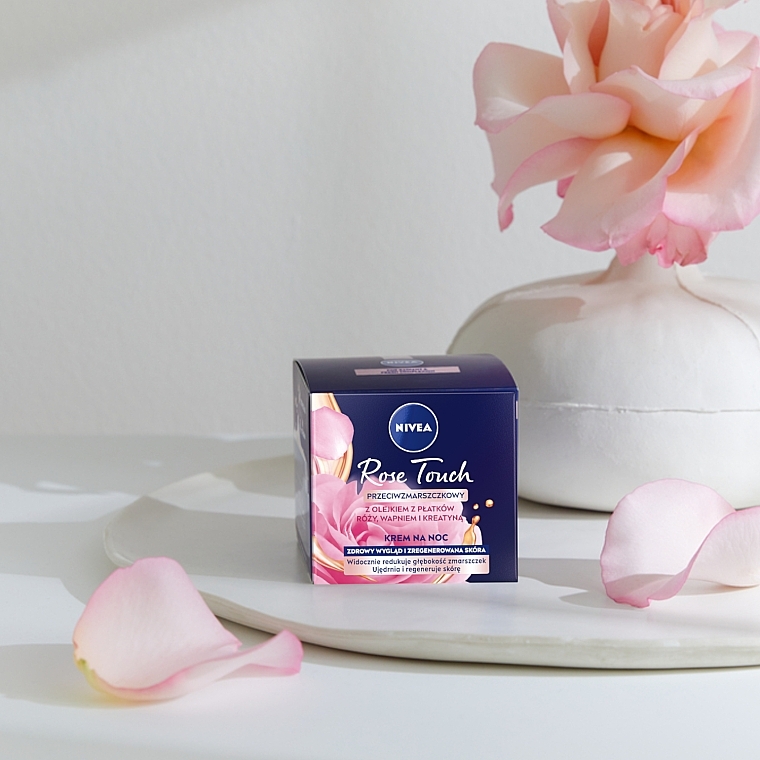 Gesichtspflegeset - NIVEA Rose Elegance (Gesichtscreme 2x50ml + Kosmetiktasche 1 St.) — Bild N7