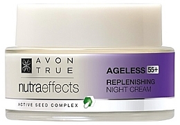 Anti-Aging Nachtcreme - Avon True Natura Effects Night Cream 55+ — Bild N1