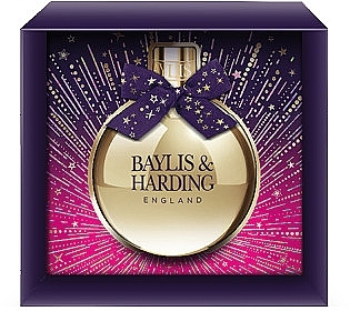 Badeschaum in Geschenkverpackung - Baylis & Harding Moonlight Fig Festive Bauble Gift — Bild N1