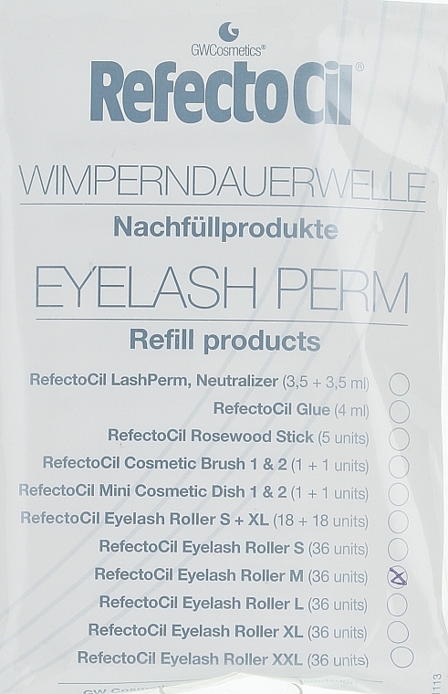 Rollen für Wimperndauerwelle M - RefectoCil Eyelash Perm — Bild N1