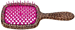 Düfte, Parfümerie und Kosmetik Haarbürste Leopard mit Rosa - Janeke Superbrush
