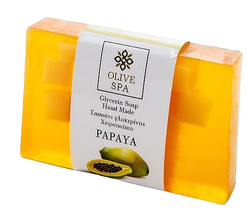 Papaya-Glycerin-Seife - Olive Spa Hand Made Glycerin Soap — Bild N1