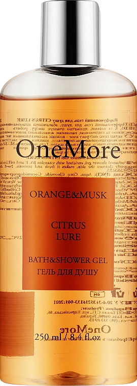 OneMore Orange & Musk Citrus Lure - Parfümiertes Duschgel — Bild N1