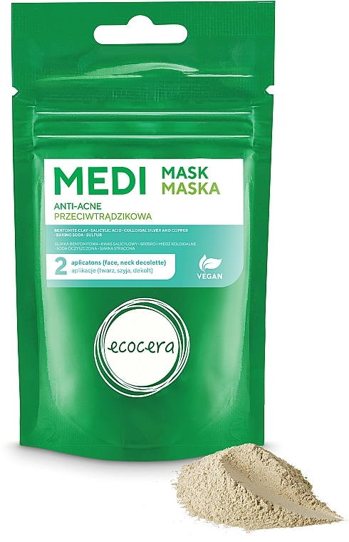 Anti-Akne Gesichtsmaske - Ecocera Face Anti-Acne Mask — Bild N2