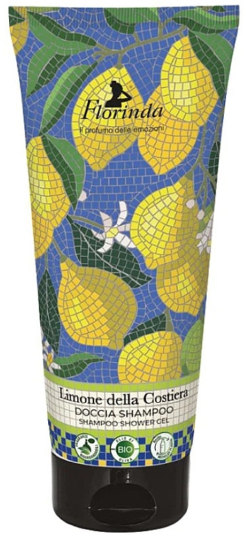 Shampoo-Duschgel Zitrone - Florinda Mosaici Italiani Shampoo Shower Gel  — Bild N1