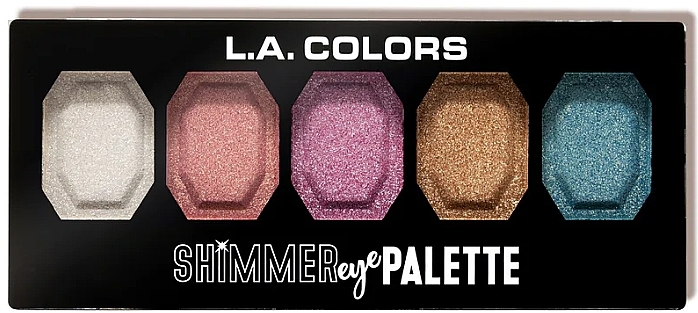Lidschatten-Palette - L.A. Colors Shimmer Eye Palette  — Bild N2