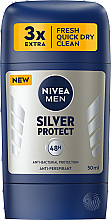 Düfte, Parfümerie und Kosmetik Deostick Antitranspirant für Männer - Nivea Men Silver Protect 48H Antiperspirant Stick