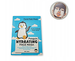 Feuchtigkeitsspendende Tuchmaske für das Gesicht Pinguin - Wokali Animal Penguin Hydrating Face Mask — Bild N2