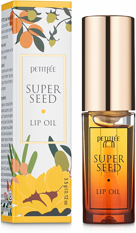 Pflegendes Lippenöl mit 12 pflanzlichen Ölen - Petitfee&Koelf Super Seed Lip Oil — Bild N1