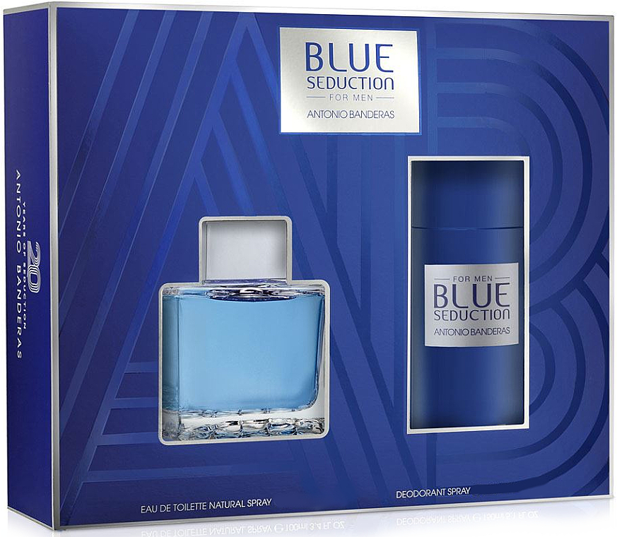 Blue Seduction Antonio Banderas - Duftset (Eau de Toilette 100ml + Deodorant 150ml) — Bild N1