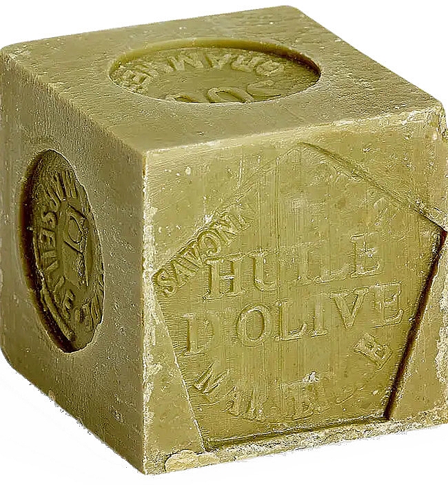 Traditionelle Marseille-Seife ohne Verpackung - La Corvette Cube Olive 72% Soap Without Pack — Bild N3