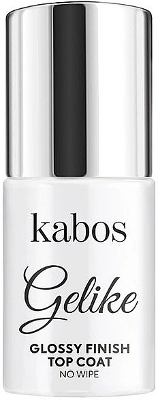 Glänzender Decklack ohne klebrigen Film - Kabos Gelike Glossy Finish Top Coat No Wipe — Bild N1