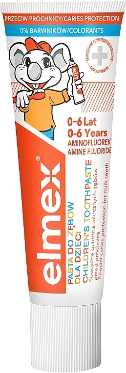 Kinderzahnpasta mit Aminfluorid 0-6 Jahre - Elmex Childrens Toothpaste — Bild N5