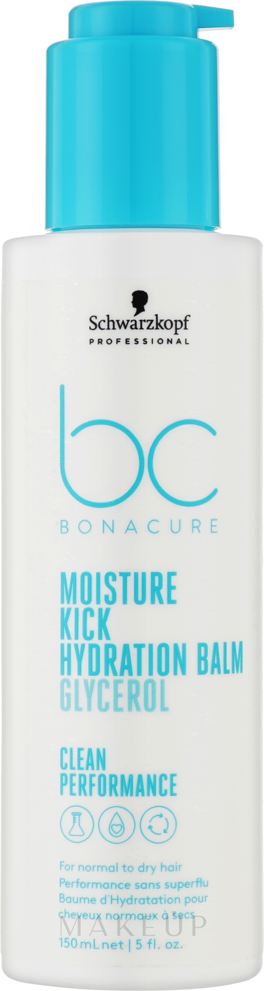 Feuchtigkeitsspendender Balsam für normales und trockenes Haar - Schwarzkopf Professional Bonacure Moisture Kick Hydration Balm Glycerol — Bild 150 ml