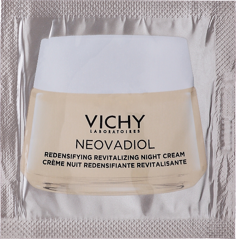 Revitalisierende Nachtcreme mit Hyaluronsäure und Vulkanwasser - Vichy Neovadiol Redensifying Revitalizing Night Cream (Probe) — Bild N1