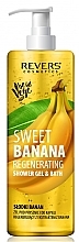Düfte, Parfümerie und Kosmetik Revitalisierendes Dusch- und Badegel - Revers Sweet Banana Regenerating Shower & Bath Gel