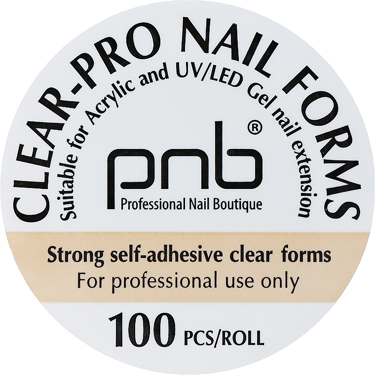 Schablonen für Maniküre transparent - PNB Clear-Pro — Bild N1
