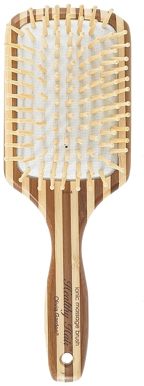 Bambus Massagebürste für Haar groß - Olivia Garden Healthy Hair Large Paddle HH4