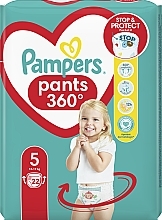 Windelhöschen Größe 5 (Junior) 12-17 kg - Pampers Premium Care Pants — Bild N8