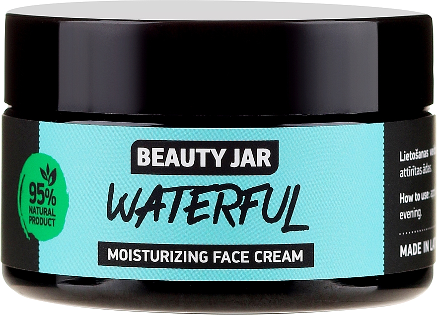 Feuchtigkeitsspendende Gesichtscreme mit Hyaluronsäure, Mandel- und Jojobaöl - Beauty Jar Waterful Moisturizing Face Cream — Bild N2