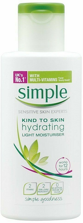 Feuchtigkeitsspendende Creme - Simple Kind To Skin Hydrating Light Moisturiser — Bild N1