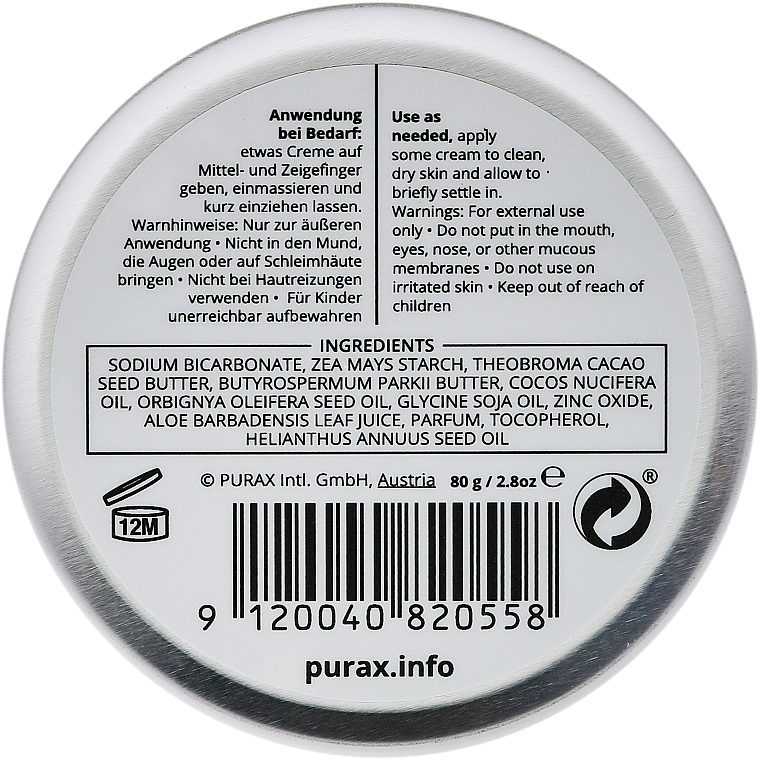 Deo-Creme für den Körper - Purax Deodorant Cream — Bild N2