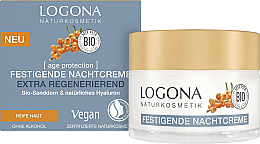 Straffende Nachtcreme Sanddorn - Logona Age Protection Extra-Firming & Nourishing 2-Phase Firming Night Cream — Bild N1