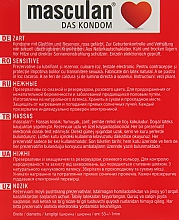 Kondome Sensitive 3 St. - Masculan — Bild N2