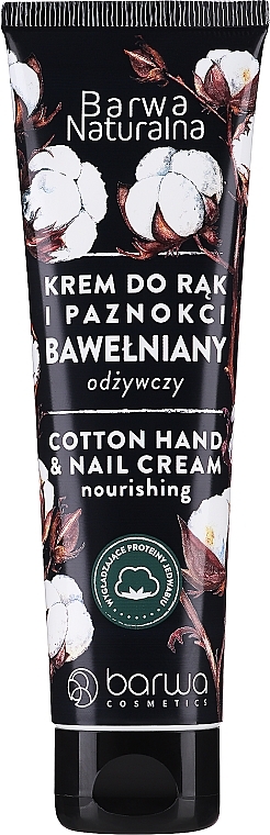 Handcreme mit Seidenproteinen und Baumwollöl für sehr trockene Haut - Barwa Natural Hand Cream — Bild N1