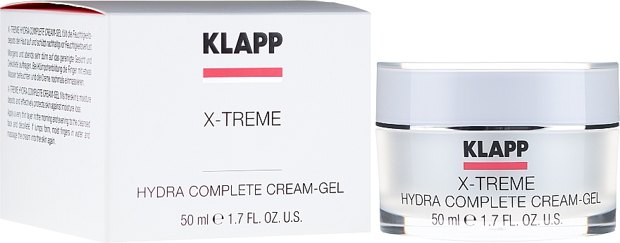 Feuchtigkeitsspendende Gesichtscreme mit Hyaluronsäure - Klapp X-treme Hydra Complete — Bild N1