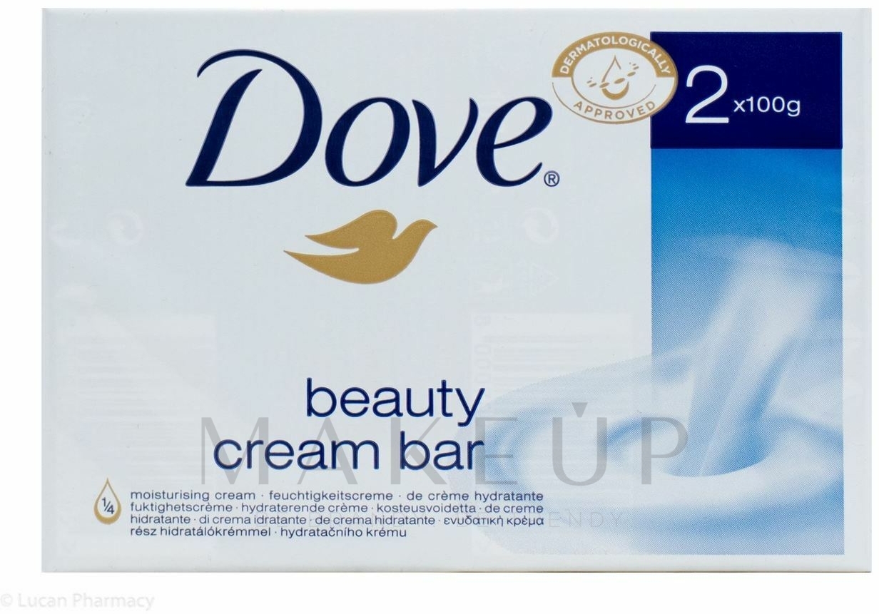 Cremeseife mit Feuchtigkeitscreme - Dove Beauty Cream Bar — Bild 2 x 90 g