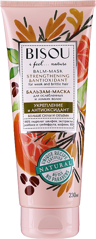 Stärkende und antioxidative Haarspülung-Maske - Bisou Balm-Mask Strengthening & Antioxidant