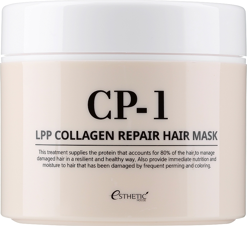 Haarmaske mit Kollagen - Esthetic House CP-1 LPP Collagen Repair Hair Mask  — Bild N1