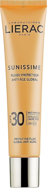 Anti-Aging Sonnenschutzfluid für das Gesicht SPF 30 - Lierac Sunissime Energizing Protective Fluid Global Anti-Aging — Bild N1