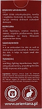 Gesichtsöl mit Kurkuma und Sandelholz - Orientana Face Oil Sandalwood & Turmeric — Bild N3