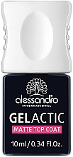 Mattierender Nagelüberlack - Alessandro International Gelactic Top Coat Matt — Bild N1