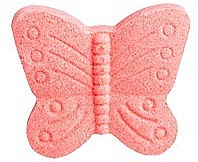 Badebombe Schmetterling rot - IDC Institute Bath Fizzer Butterfly — Bild N1