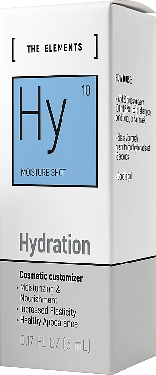 Feuchtigkeitsspendender Haarkomplex - Pharma Group Laboratories The Elements Hydration  — Bild N2