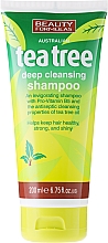 Düfte, Parfümerie und Kosmetik Tiefenreinigendes Shampoo mit Teebaumöl - Beauty Formulas Tea Tree Deep Cleansing Shampoo