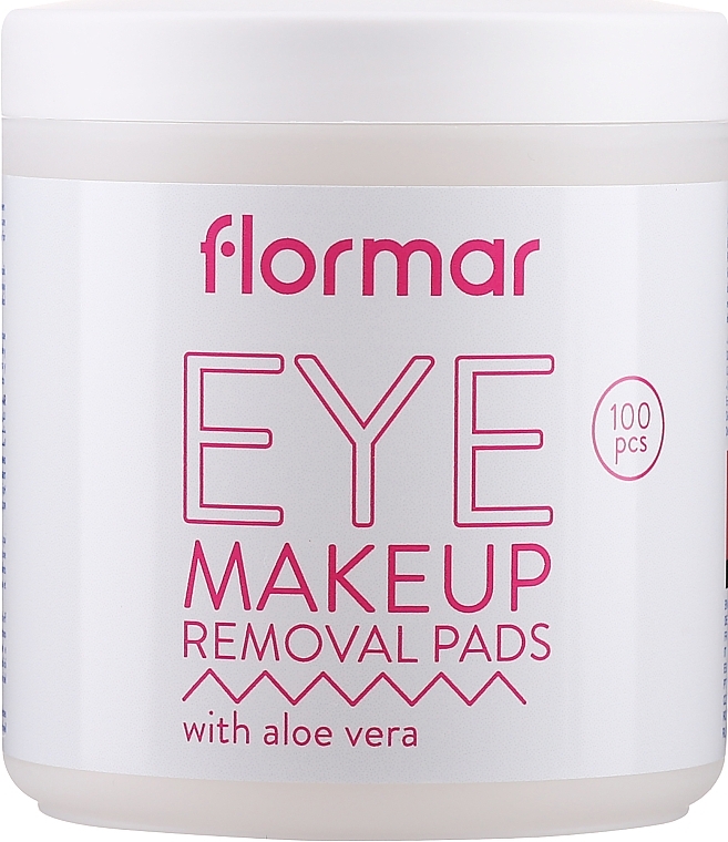 Abschminkpads mit Aloe Vera - Flormar Eye Make-Up Removal Pads with Aloe-Vera — Bild N1