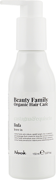 Kräftigende Fluidcreme für langes und brüchiges Haar - Nook Beauty Family Organic Hair Care — Bild N1
