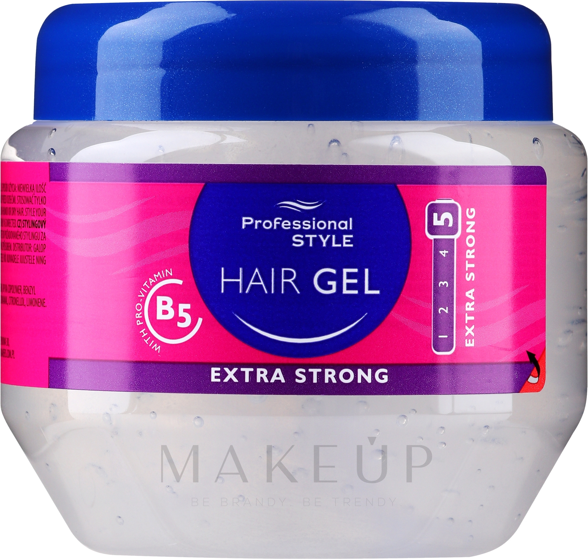Haarstyling-Gel - Professional Style Hair Gel Extra Strong With Pro Vitamin B5 — Bild 225 ml