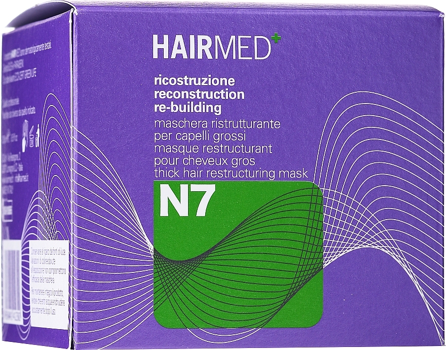 Nährende Restrukturierungsmaske für dickes Haar N7 - Hairmed N7 Re-building — Bild N1