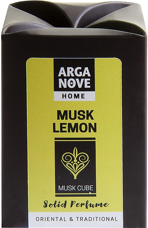 Aromawürfel für zu Hause - Arganove Solid Perfume Cube Musk Lemon — Bild N1
