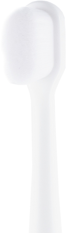 Zahnbürste aus Mikrofaser weich weiß - Kumpan M02 Microfiber Toothbrush — Bild N2