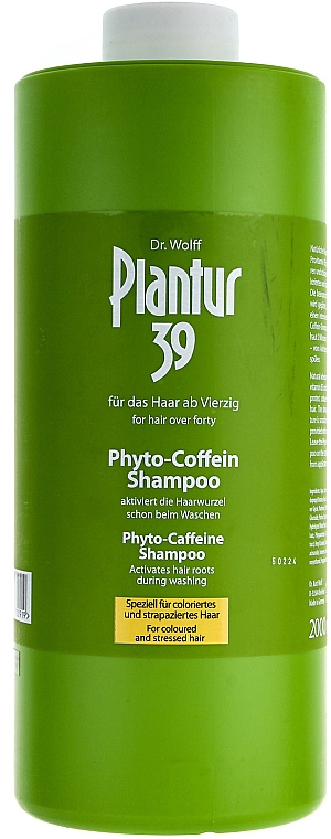 Phyto-Coffein-Shampoo gegen Haarausfall für coloriertes und strapaziertes Haar - Plantur Nutri Coffein Shampoo
