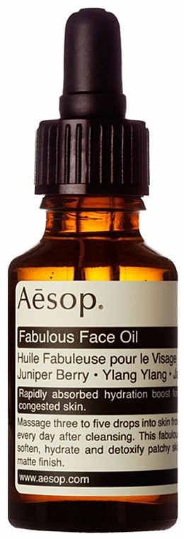 Feuchtigkeitsspendendes Gesichtsöl mit Wacholderbeere, Ylang-Ylang und Jasminblütenblatt - Aesop Fabulous Face Oil — Bild N1